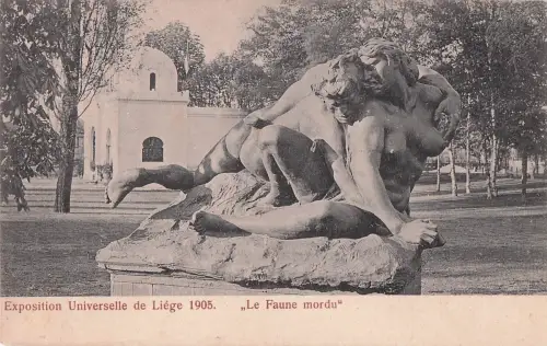 Exposition Universelle de Liège 1905. Le Faune mordu" -799468