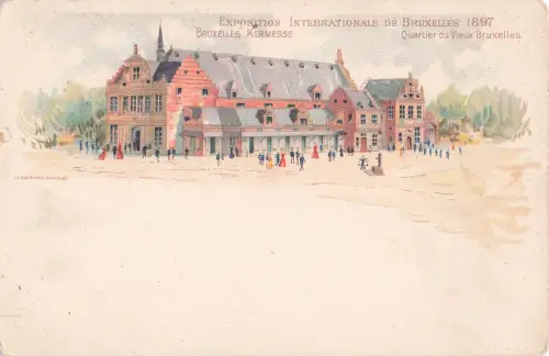 AK Brüssel, Exposition Int. de Bruxelles 1897 -799234