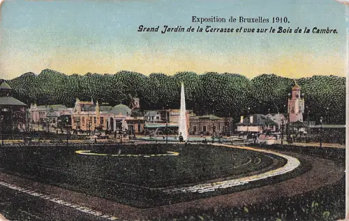Exposition Universelle Bruxelles 1910 Grand Jardin Bois de la Cambre Kat. Expositions -799294
