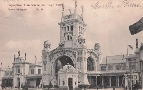 Exposition Universelle de Liége 1905 Entrée principale No. 38 -799462