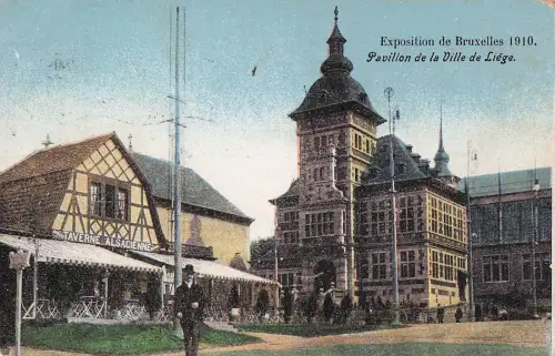 Exposition de Bruxelles 1910. Pavillon de la Ville de Liége. -799296