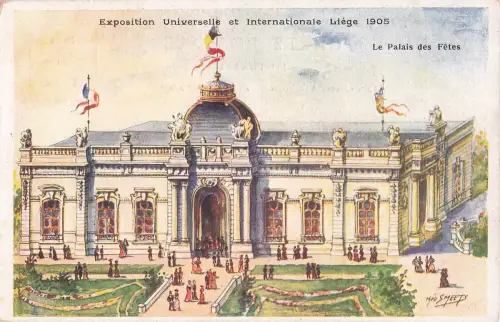 Exposition Universelle et Internationale Liége 1905 Le Palais des Fêtes. -799386