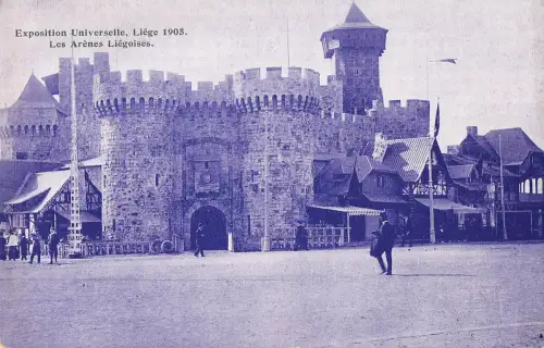 Exposition Universelle, Liége 1905. Les Arènes Liégoises. -799344
