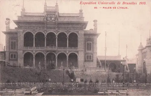 Exposition Universelle de Bruxelles 1910. 30. -PALAIS DE L'ITALIE. -799320