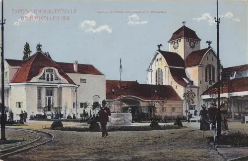 AK Bruxelles, Exposition Universelle de 1910, Pavillon -799436
