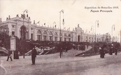 Exposition de Bruxelles 1910. Façade Principale. -799456