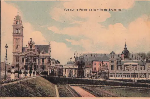 Vue sur le Palais de la ville de Bruxelles -799310