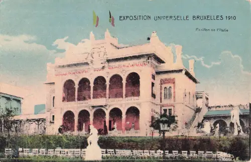 EXPOSITION UNIVERSELLE BRUXELLES 1910 Pavillon de l'Italie -799450