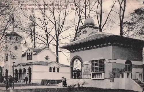 Exposition Universelle de Liège 1903 Pavillon du Montenegrovete Serbie No. 15 -799470