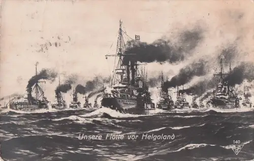 Unsere Flotte vor Helgoland -799558