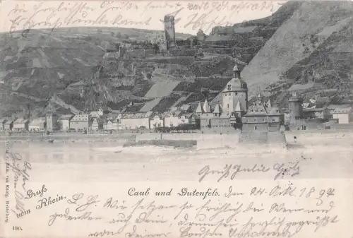AK / Ansichtskarte Caub Gutenfels Kat. Kaub -799598