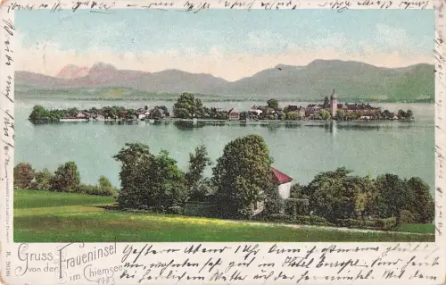 Bayern Postkarte Fraueninsel -799562