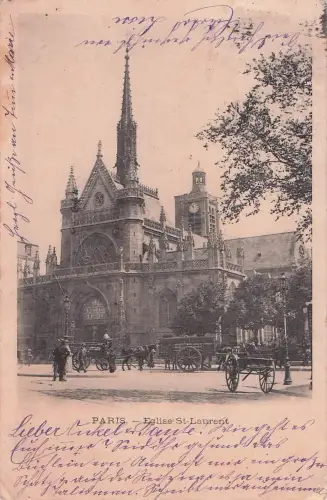 PARIS Eglise St-Laurent -799584