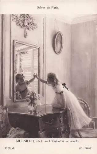 Salons de Paris. MUENIER (J.-A.). L'Enfant à la mouche. -799654