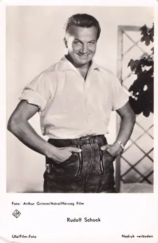 Ansichtskarte Opernsänger Rudolf Schock mit den Händen in den Taschen -799788