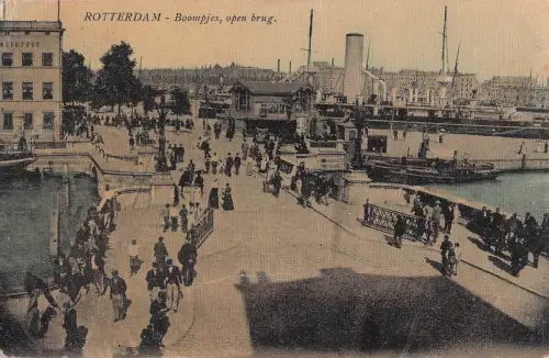 Rotterdam Boompjes open Brug -799590