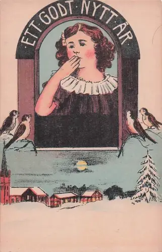 "ETT GODT NYTT ÅR", was auf Norwegisch "Ein gutes neues Jahr" bedeutet. -799750