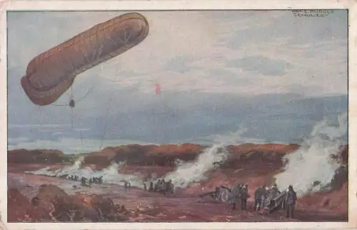 Deutscher Luftflotten Verein - Fesselballon - Künstlerkarte -799790