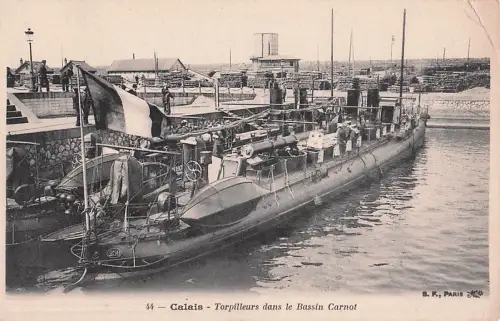 44-Calais Torpilleurs dans le Bassin Carnot -799828