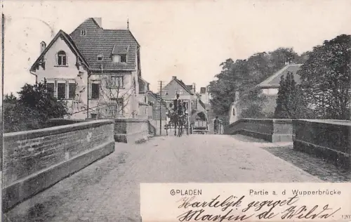 GPLADEN Partie a. d Wupperbrücke -799870