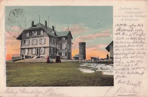 Ansichtskarte Feldberg Schwarzwald Gasthaus zum Feldbergturm Kat. Feldberg (Schwarzwald) -799880