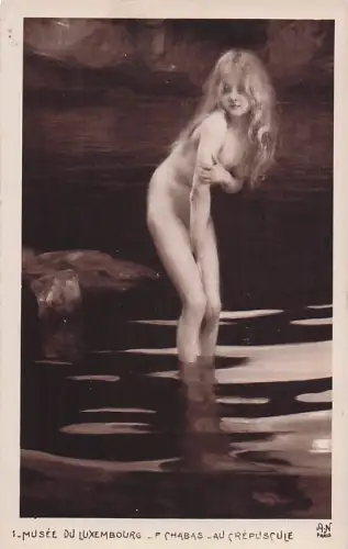 AK Im Zwielicht Paul Chabas Paris -799902