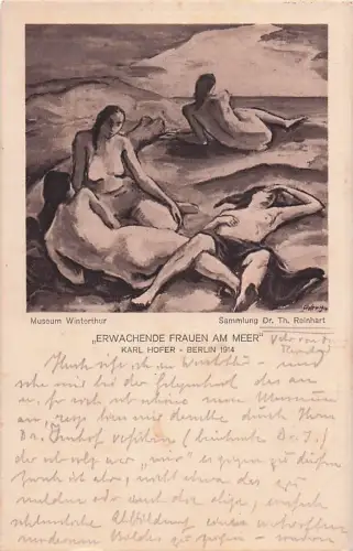 Erwachende Frauen am Meer“ Künstler: Karl Hofer -799908