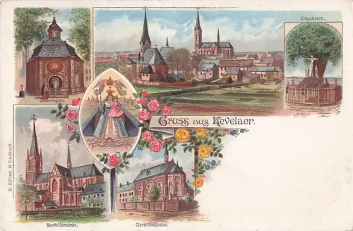 Kevelaer Gnadenkapelle neue Wallfahrtskirche Clarissenkloster -800108