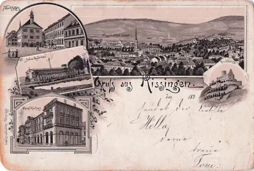 AUSTRIA - Ansichtskarten VINTAGE POSTCARD - Gruss aus Rissingen -800036