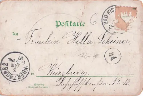 AUSTRIA - Ansichtskarten VINTAGE POSTCARD - Gruss aus Rissingen -800036