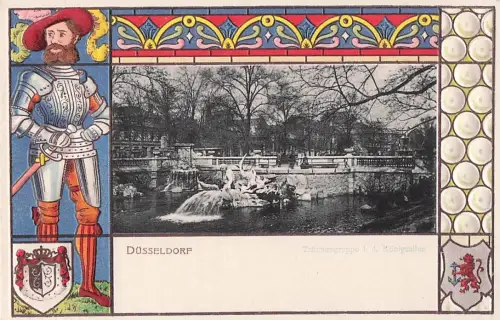 Düsseldorf Motiv: Die Tritonengruppe -800044