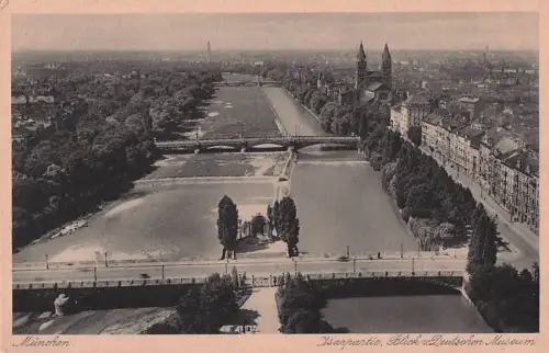 München Isarpartie, Blick v Deutschen Museum -800182