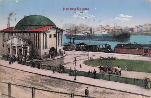 Hamburg Elbtunne Kat. Hamburg -800302
