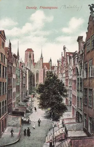Ak Gdańsk Danzig, Frauengasse -800252