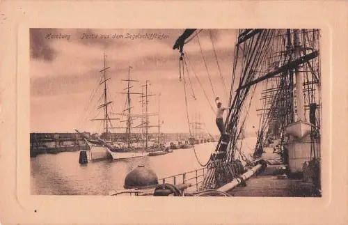 Hamburg Partie aus dem Segelschiffhafen -800292