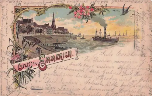 Lithographie Emmerich a. Rh. -800274