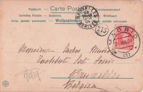 Ak Altes Paar, Portrait -800360