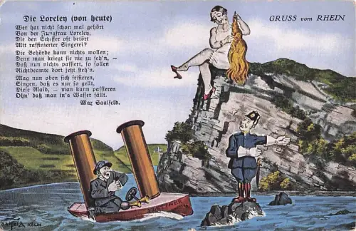 Gruss vom Rhein - Loreley -800270
