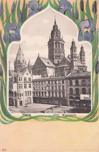 Ansichtskarte / Postkarte Mainz am Rhein, Dom -800536