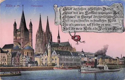 Köln a. Rh. + Panorama. -800522