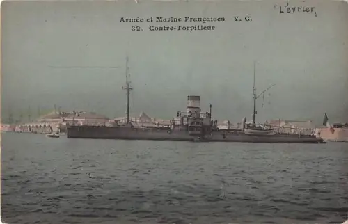 Armée et Marine Françaises Y. C. 32. Contre-Torpilleur -800692
