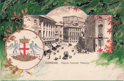 Genua, Italien Platz: Piazza Fontane Marose -800676