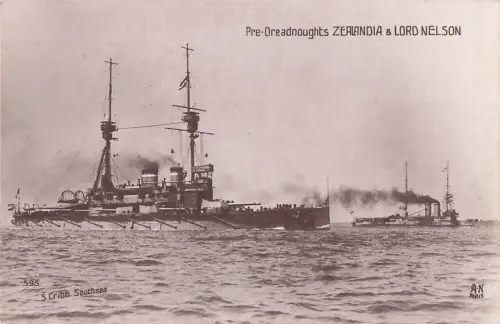 Pre-Dreadnoughts ZEALANDIA & LORD NELSON -800696