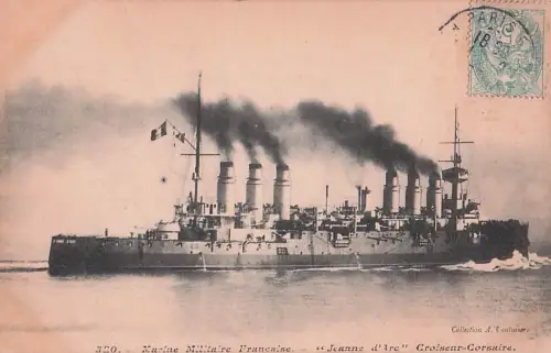Marine Mare Francaise. Jeanne d'Are" Croiseur-Corsaire. -800736