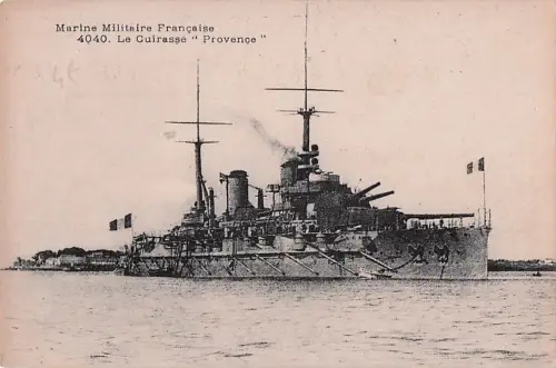 Marine Militaire Française 4040. Le Cuirassé "Provence" -800710