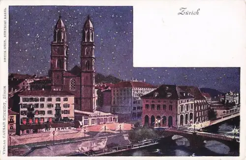 VERLAG CAESAR SCHMIDT, ZÜRICH DRUCK GEBR, BERTSCHI BASEL -800658