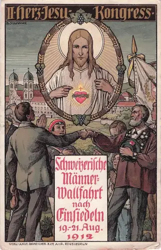Herz-Jesu-Kongress und Schweizerische Männerwallfahr -800654