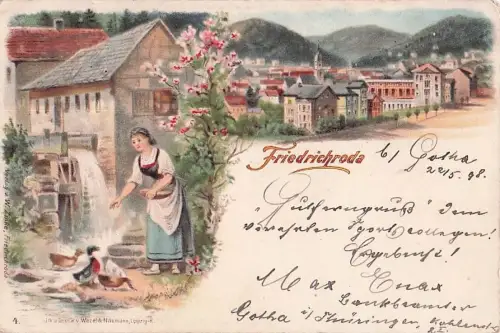 Friedrichroda Muehle Enten Kat. Friedrichroda -800008