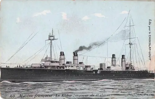 AO. Marine française. Le Kléber, croiseur de 1 classe. -800832