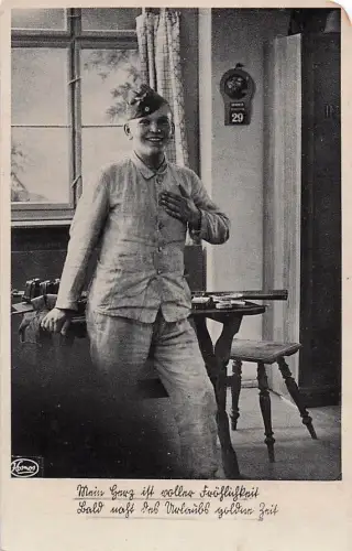 Mein Herz ist voller Fröhlichknit Bald naht des Urlaubs golden Zeit -800898